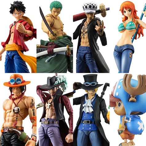 Newmegahouse Variable Action Heroes One Piece Luffy Ace Zoro Sabo Law