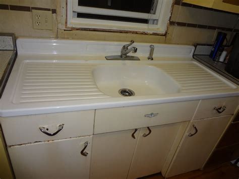 Everything about this is in excellent condition! Vintage 1950s Youngstown Kitchen Sink and Cabinet 54 ...