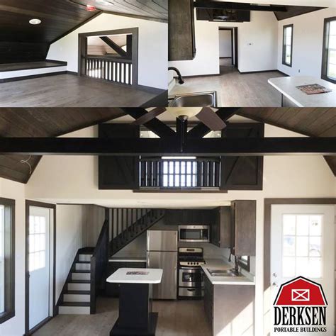 Barns, lofted barns, lofted barn cabins, cottage sheds, utility sheds, garages, cabins, and a variety of custom combinations of these basic designs. Pin by Derksen Portable Buildings on Derksen Buildings ...