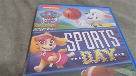 Paw Patrol Sports Day Dvd Overview Youtube