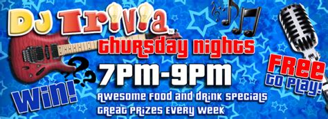 Dj Trivia Features Sports Bar And Grill