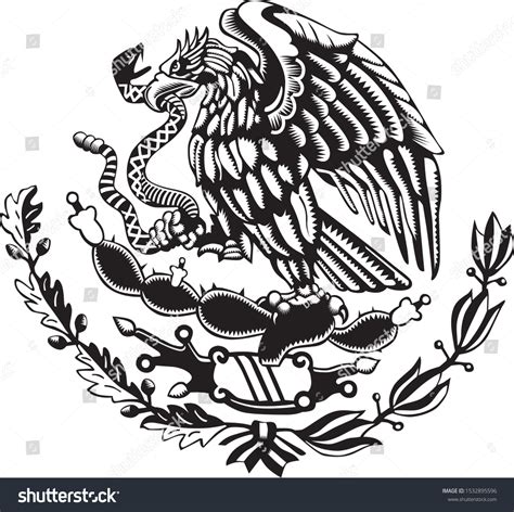 black white carved style mexico coat stock vector royalty free 1532895596 shutterstock