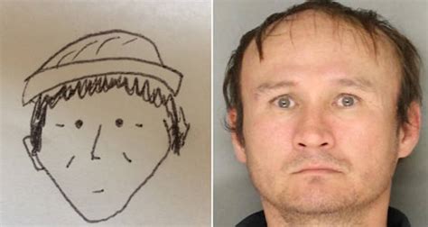 Worlds Worst Police Sketch Actually Leads To Suspect Id Photo
