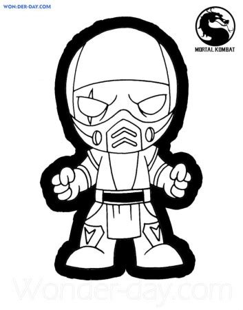Sub Zero Coloring Pages Free Printable Sub Zero Coloring Pages