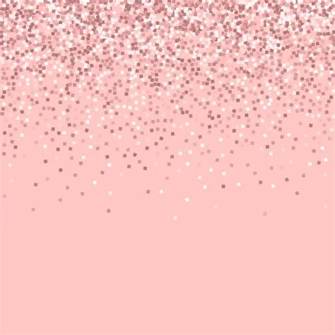Pink Gold Glitter Scatter Top Gradient With Pink Gold Glitter On Pink