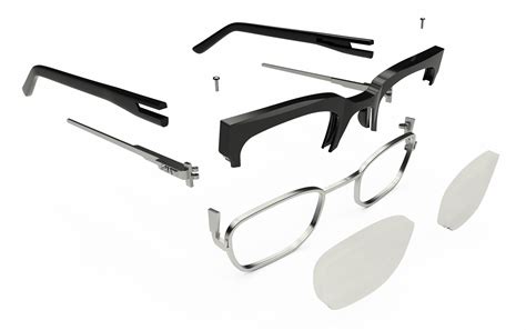 3d Printed Glasses Plastic And Stainless Steel On Behance