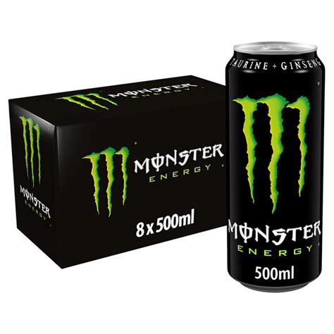 Every brand, every flavor in stock at the feed | free shipping over $269 Monster Energy Drink 8 x 500ml | Sports & Energy Drinks | Iceland Foods