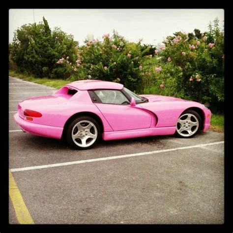 Pink Dodge Viper 2013 With Images Pink Car Girly Car Dodge Viper