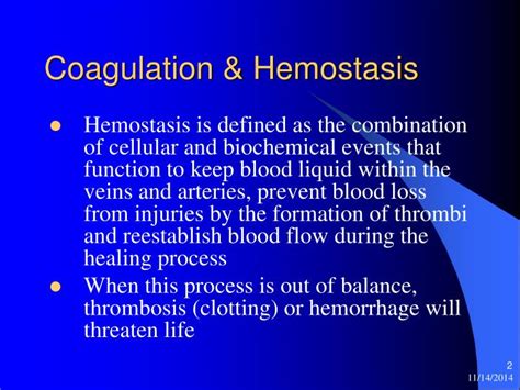 Ppt Hematology 425 Normal Coagulation Hemostasis Powerpoint 85845 Hot