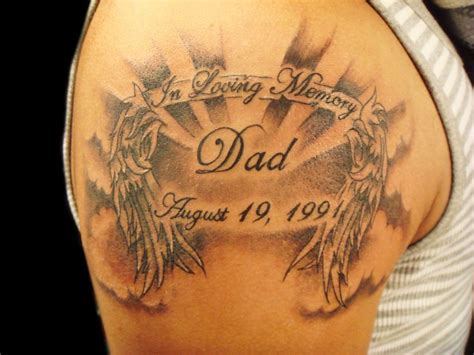 Choosing The Appropriate Angel Wings Tattoo Design Tattoos For Dad