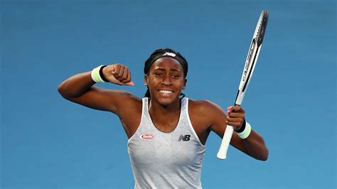 Rising tennis star coco gauff's instagram bio declares that she's just a kid who has some pretty big dreams. Coco Gauff tells off her dad for cursing in Auckland defeat - Tennis Majors