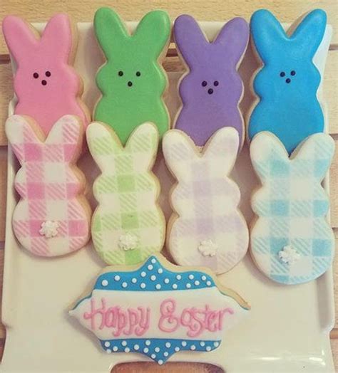 Plaid And Solid Bunnies Baker S Dozen Butter Sugar Cookies Order