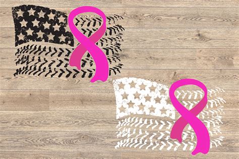 Download Pink Ribbon American Flag USA baseball Flag svg Grunge ...