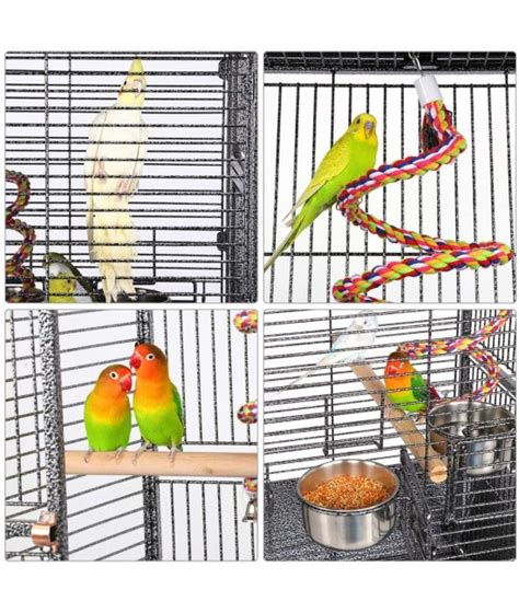 Play at the cage was live. Economy Parrot Play Top Bird Cage 61" Black - by ...
