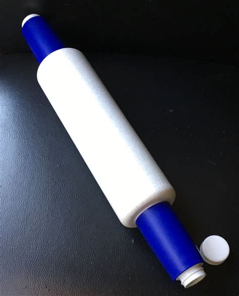 Vintage Tupperware Blue Rolling Pin Fill And Chill Retro Etsy