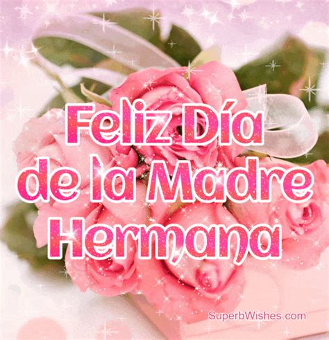 Feliz D A De La Madre A Mi Hermana Con Incre Bles Rosas Rosadas