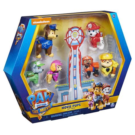 Paw Patrol The Movie Pups Figure T Pack