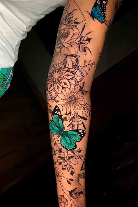50 Tatuagens De Braço Fechado Femininas Para Se Inspirar Top Tatuagens
