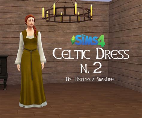 History Lovers Simblr Sims 4 Celtic Medieval Dress N 2 Another