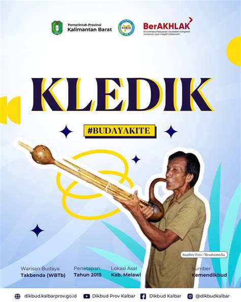 Ragam Nusantara Kledik Alat Musik Dayak Kalimantan Barat AtmaGo