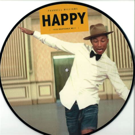 pharrell williams happy vinyl lp picture disc single despicable me 2 remix new
