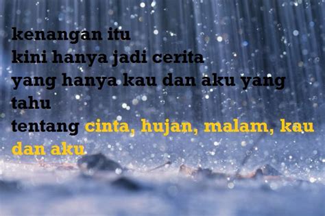 Contoh Puisi Tentang Hujan Serat