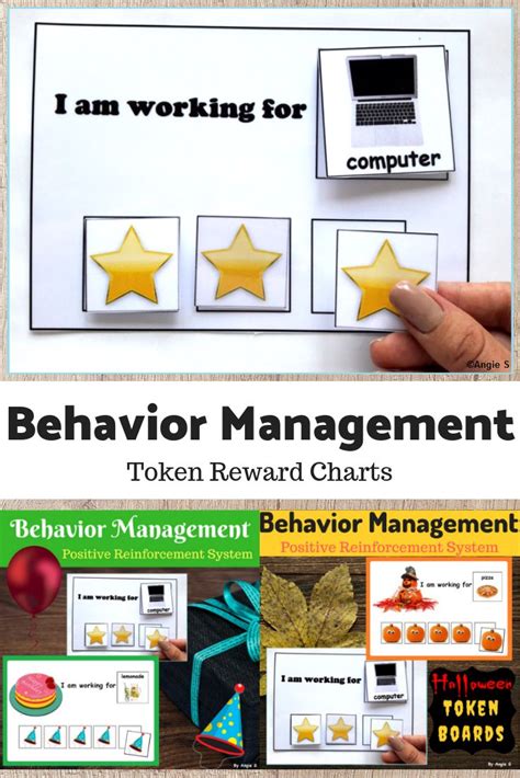 Token Reward Charts For Behavior Mangement Autism Activities Token