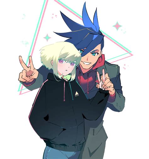 Lio Fotia And Galo Thymos Promare Drawn By Kmksolee1201 Danbooru