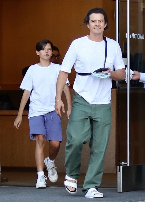 Orlando Bloom And Miranda Kerrs Son Flynn 11 Is So Tall And Looks Just