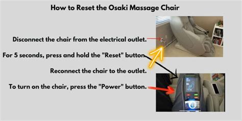How To Reset The Osaki Massage Chair Relaxaar