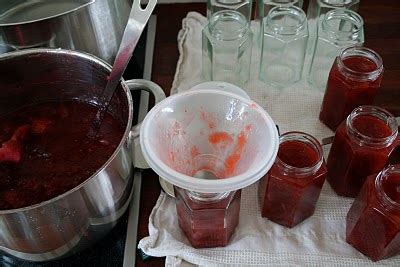 Jordbær- og rabarbrasyltetøy - med litt vanilje - Mat På ...