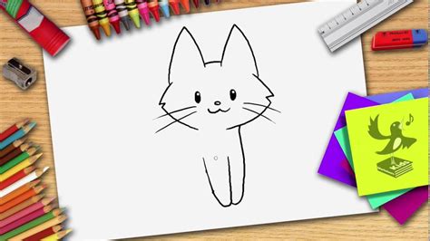Katten Tekenen Makkelijk Kleurplaat Poes Leukste Katten En Poezen