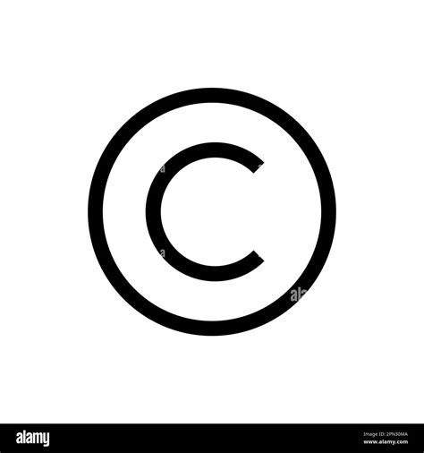 Copyright Icon Vector Copyright Symbols Stock Vector Image And Art Alamy