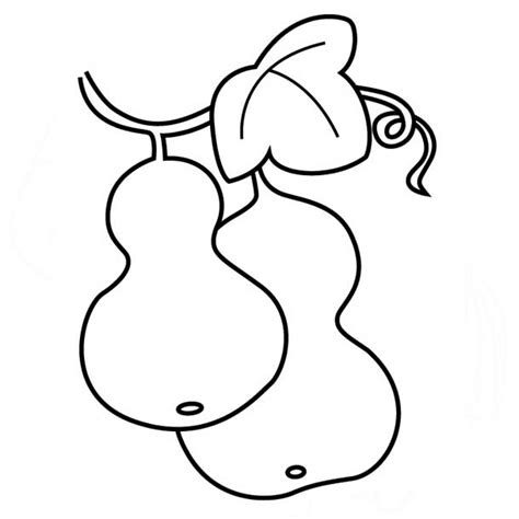 Gourd Coloring Pages