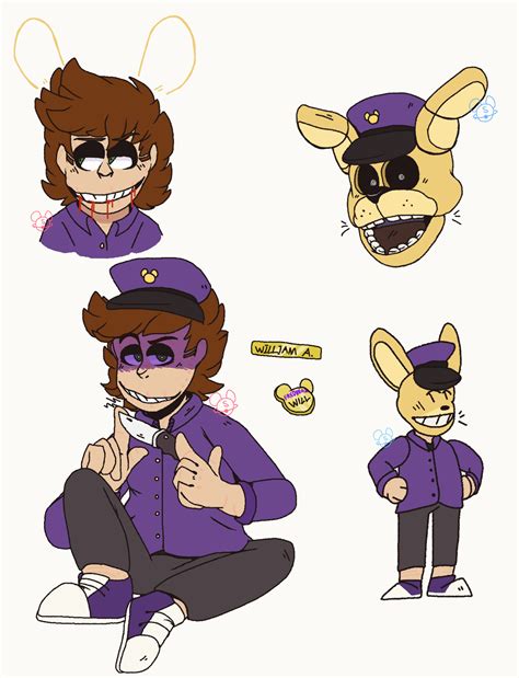 Later on in the franchise, when the virtual reality game came out, he is trapped inside the game as a character known as glitchtrap. William Afton - Your local stabby man. : fivenightsatfreddys