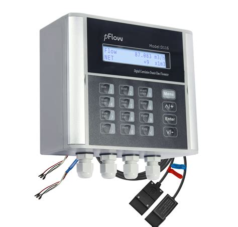 Pflow D Clamp On Ultrasonic Flowmeter China Flow Meter And