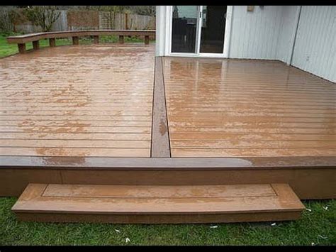 Filling out an outdoor patio or balcony is easy with corners and edging strips available for all outdoor tile options. how to install outdoor wood floor - YouTube