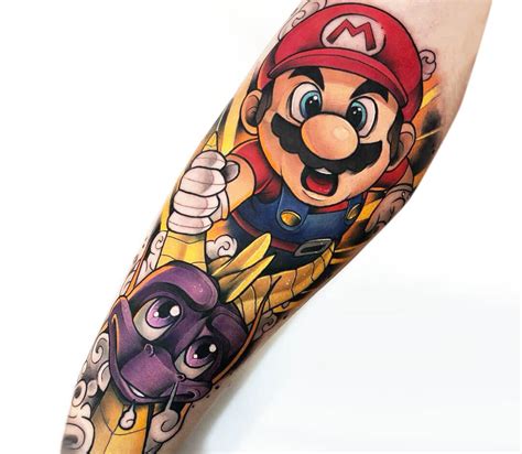 Super Mario Tattoo By Yeray Perez Photo 30468