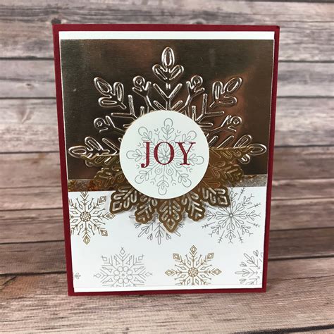 Enjoy 20% off holiday orders and free recipient addressing. Christmas Card- Champagne Foil Joy Christmas Card Class ...