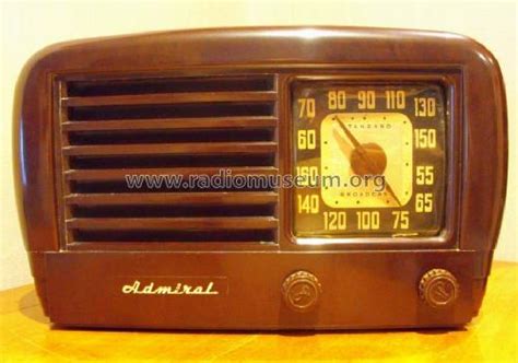 7t10 Ch 5k1 Octal Only Radio Admiral Brand Continental Radio Radiomuseum
