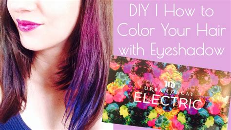 Diy Hair Chalk How To Color Dye Your Hair With Eye