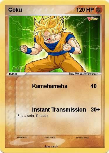 Pokémon Goku 6633 6633 Kamehameha My Pokemon Card