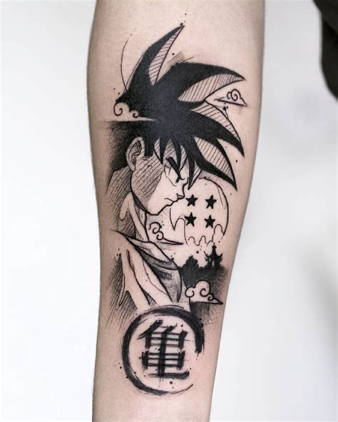 Start Of My Anime Sleeve Dbz Tatuagem Tatuagens De Anime Tatuagem My