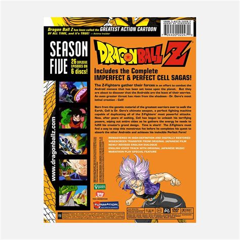 The adventures of a powerful warrior named goku and his allies who defend earth from threats. Shop Dragon Ball Z Season Five | Funimation