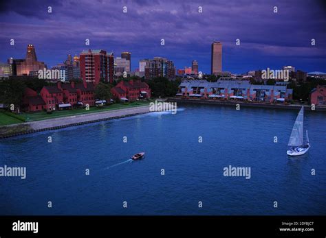 Buffalo Ny Waterfront Stock Photo Alamy