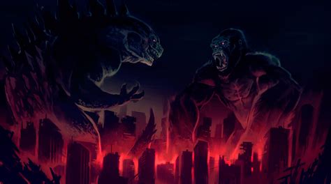 X King Kong Vs Godzilla Artwork X