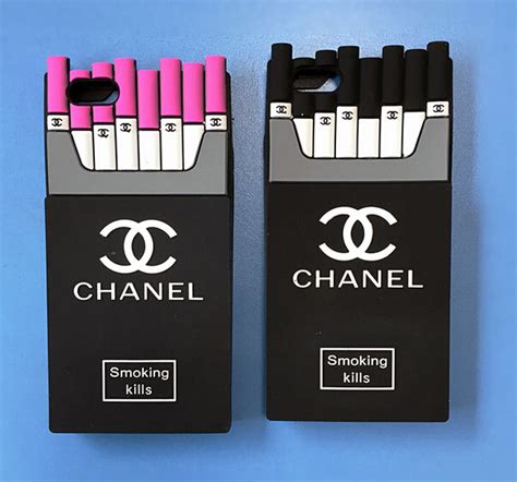 Both are made from lambskin. Fashion cigarette chanel iphone case iphone 5 5S chanel ...