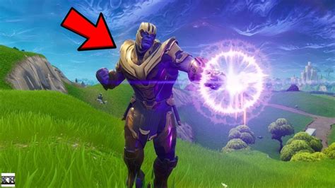 Infinity Gauntlet Playing As Thanos In Fortnite Battle Royale Youtube
