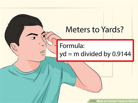 4 Ways to Convert Yards to Meters - wikiHow Choose the right category from the selection list, in this case 'distance'.