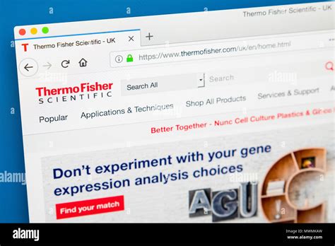 Company thermo fisher hi-res stock photography and images - Alamy
